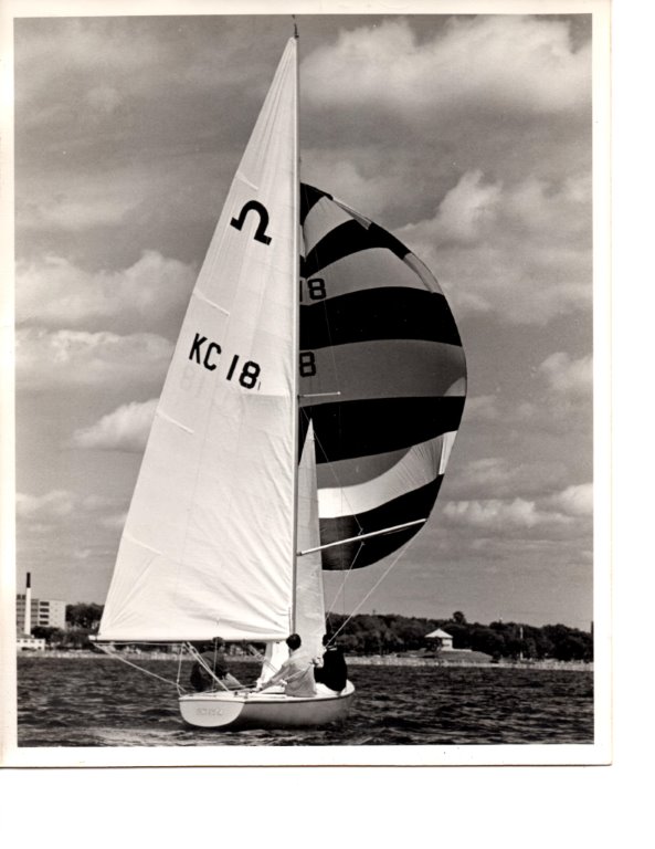 1st CORK 1969-Ron Gilkie Sailing Soling KC 18